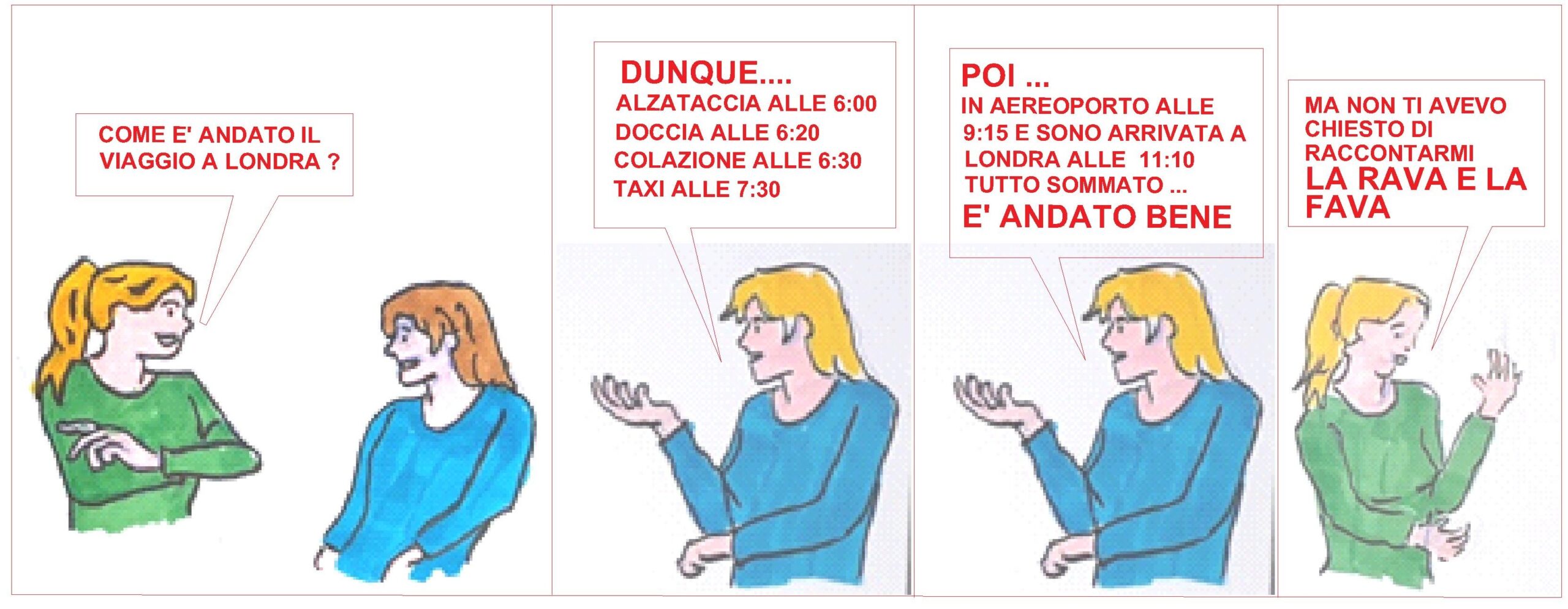 Raccontare la rava e la fava