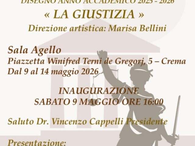 LA GIUSTIZIA         Collettiva d’arte 9-14 maggio 2026